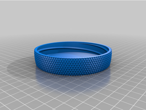 customizbodybutter Jared contenitore zigrinato coperchio personalizzato 3d print model - Mito3D