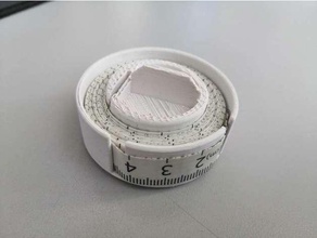 soft tape measure spool 3d print model - Mito3D
