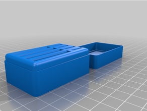 4sdmy customized memory card box lid - customizer 3d print model - Mito3D