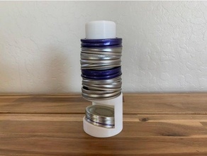 mason jar lid keeper canning organizer 3d print model - Mito3D