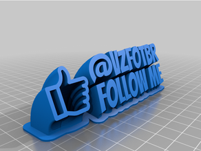 aamy customized sweeping 2-line plate text 3d print model - Mito3D