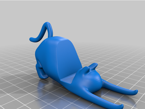 iPhone Stand Katze 3d print model - Mito3D