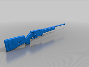 rifle 3d print model - Mito3D