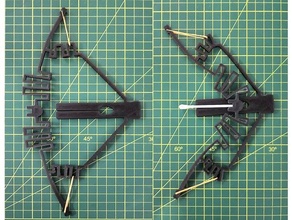 one-piece mini crossbow 3d print model - Mito3D