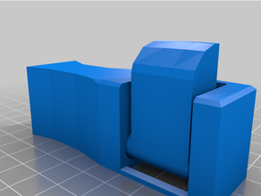 hızlı değişiklik tuvalet kağıt Kulp destek 3d print model - Mito3D