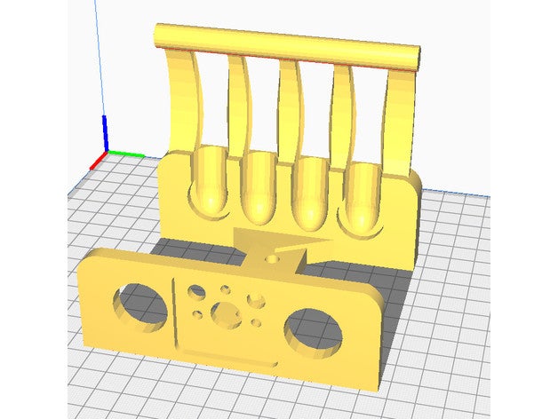 escova dente colar Sabonete prateleira fio dental barbeador 3D print model - Mito3D