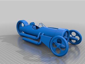 vapore diesel punk costruzione 2 personalizzabile passatempo openscad 3d print model - Mito3D