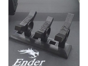 Stand Spule Center leiten Ender 3 horizontal Halter Unterstützung 3d print model - Mito3D