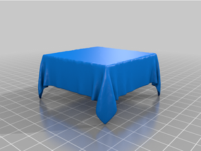 Meydan masa örtüsü Kutu 3d print model - Mito3D