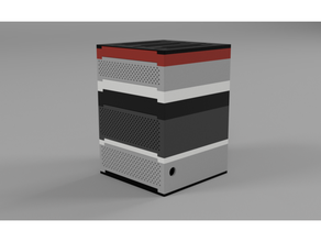 50l expandable stacking mini-itx sff pc case 3d print model - Mito3D