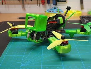 armattan marmotte runcam 3s mount + motor wireguard gopro session 3d print model - Mito3D