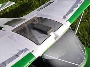 durafly tundra universal wing mount camera ceiling hook fpv gopro hanger hk hobbyking rc plane 3d print model - Mito3D