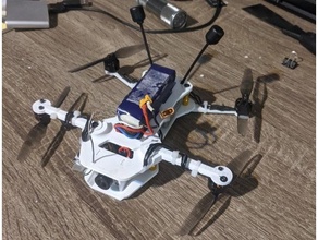 foldable drone frame dji fpv folding 3d print model - Mito3D