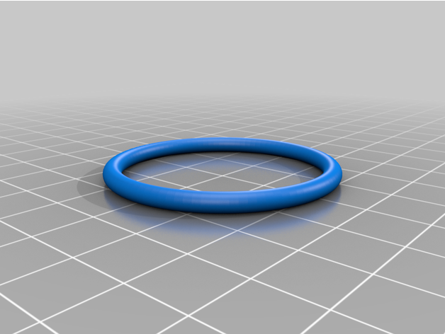 angepasst parametrisch ring Torus 3D print model - Mito3D