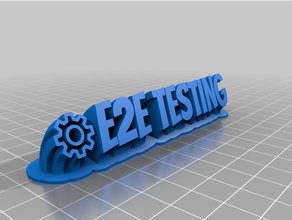 e2e testing customized 3d print model - Mito3D