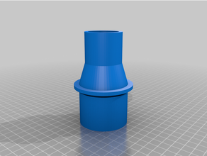 angepasst Vakuum Metabohose Adapter 3d print model - Mito3D