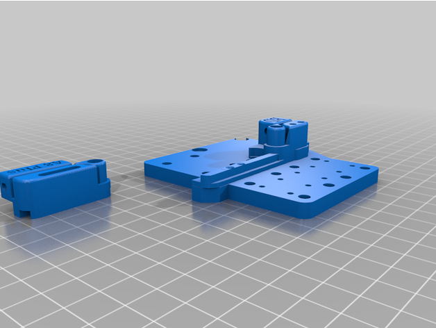 anet a8 e3d hermera mount belt tensioner 3D print model - Mito3D