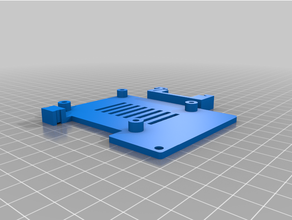 raspberry pi din rail mount holder case 3d print model - Mito3D
