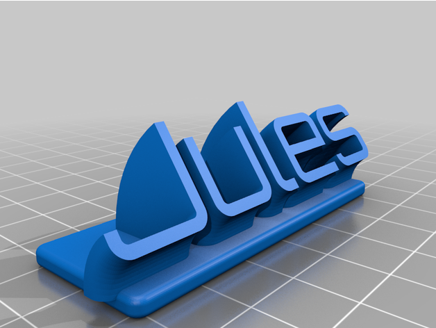 jules1 personalizado 3D print model - Mito3D