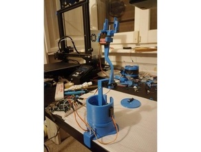 völlig 3d gedruckt Roboter Arm 3dof automatisiert DIY Greifer Roboterarm Robotik 3d print model - Mito3D