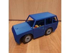 SUV pilotage 3d maniac 3dmaniac voiture enfant enfants conduire gamins ours amusement gadget mécanicien mk3s pla imprimé prusa puzzle jouet travail 3d print model - Mito3D