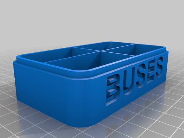 boite autobuses boquilla extrusor caja 3D print model - Mito3D