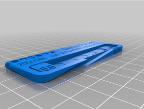 abertura pla vermelho filamento teste personalizado 3d print model - Mito3D