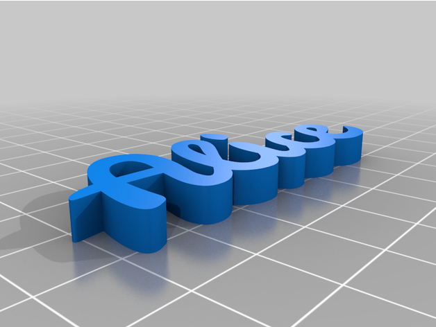 Alicia personalizado 3D print model - Mito3D