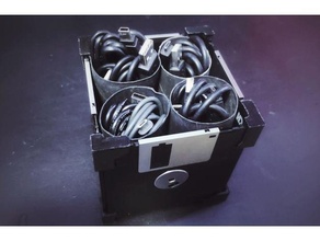 diskette drive baskets 3d print model - Mito3D
