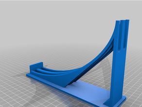 marble track - tautochrone curve cycloid marble marble mechanical tautochrone 3d print model - Mito3D