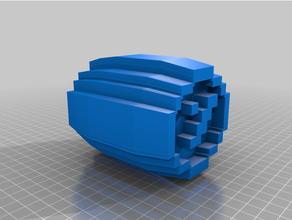 Burro Kong pixel barril fijo 3d print model - Mito3D
