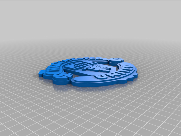 adam Birleşik amblem 3d logo Futbol Manchester 3D print model - Mito3D