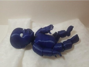 bébé articulé bjd poupée 3d print model - Mito3D