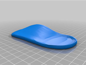 customized orthotic insoles cnikki left 2ustomizeable 3d print model - Mito3D