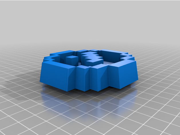 donkey kong pixel barel box barrel 3D print model - Mito3D