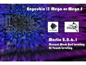 anycubic Marlin 2 i3 Mega 2061 Benutzerdefiniert Firmware Gittergewebe Nivellierung bl berühren 3d Drucken Ultrabasis Auto Bett 3d print model - Mito3D
