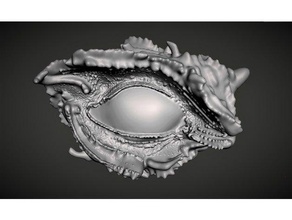 dragon eye accessory beautiful cosplay costume decoration dragons eyes figure furry fursuit paint paintable print spike spikes spikey suit toy 3d print model - Mito3D