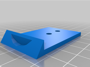 blue diamond pool robot basket clamp 3d print model - Mito3D