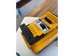Facile batterie monter dewalt xr batteries 3d print model - Mito3D