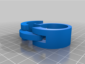 customized autoconnect - cam pipe clamp 2 test 3d print model - Mito3D