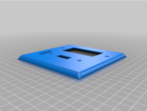 personalizado 1 4 pandilla pared cambiar interruptor plato 3d print model - Mito3D