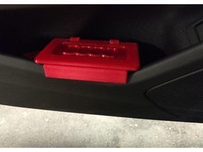 car trash audi quattro gadget muelleimer subaru trashcan 3d print model - Mito3D