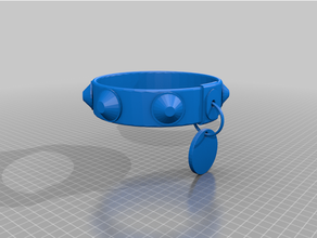 collier chien velu 3d print model - Mito3D