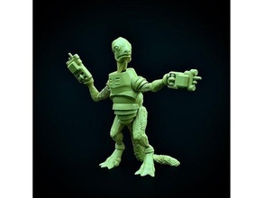 reptiloid gunslinger 28mm 30mm 32mm boardgames fantasy game games gaming lizardfolk miniature miniatures multiverse polymodular rolpelaying rpg science fiction scifi skirmish tabletop ttrpg wargame wargames wargaming wayfarer wayfarerrpg tactics 3d print model - Mito3D