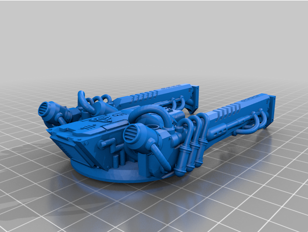 Hydra Schall Blaster Kriegshammer 40k 3D print model - Mito3D