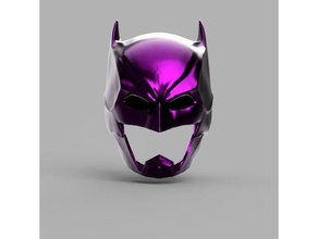 batman cowl batsuitx helmet 1 armor cosplay dc comics nightwing redhood superhero 3d print model - Mito3D