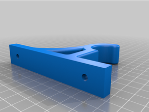 parametrik perde kamış Kulp destek 3d print model - Mito3D