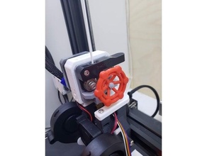 extruder knob valve 3d print model - Mito3D