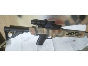 mk23 carbina kit v2 lok vers airsoft carabina 3d print model - Mito3D