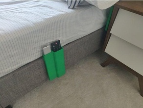 remote holder bedside 3d print model - Mito3D